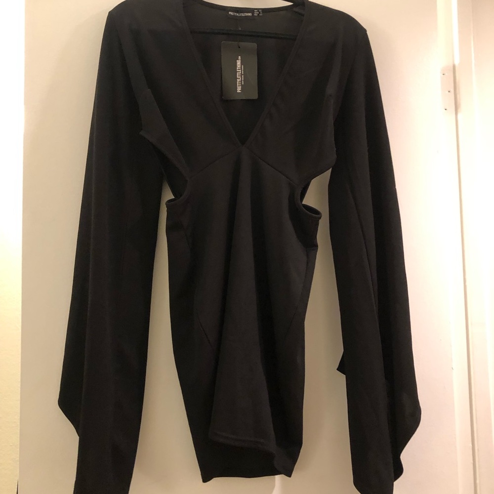 PrettyLittleThing black dress